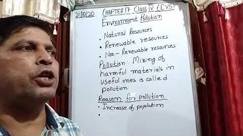 Class IV EVS 21- 10- 2020 by Mr Rupesh Chapter 17