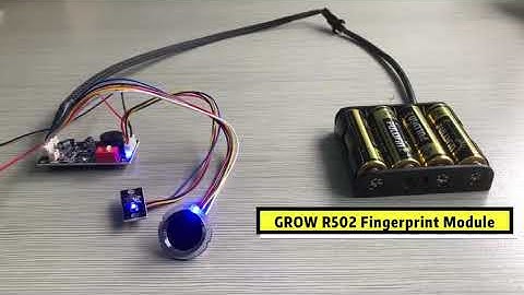 Updated GROW R502 DC3.3V Small Circular LED Capacitive Fingerprint Module