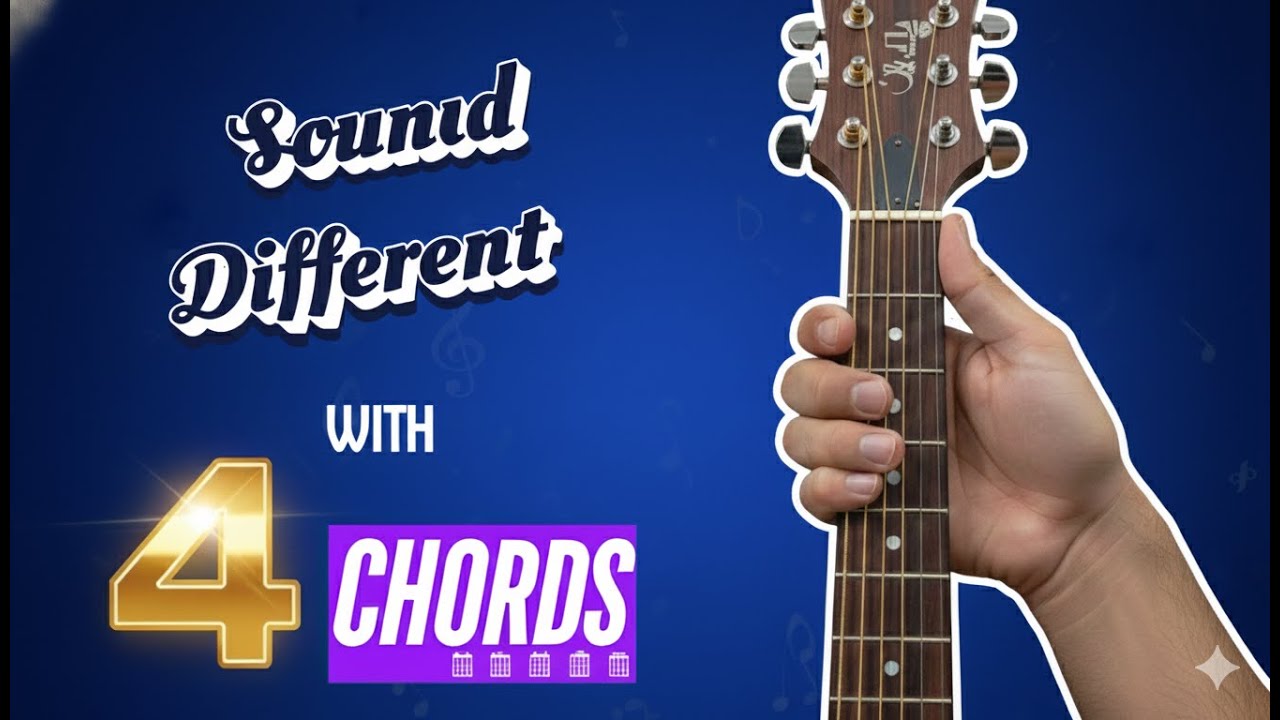 How to SOUND GOOD even with SAME 4 Chords | Finding Her Guitar Lesson ...