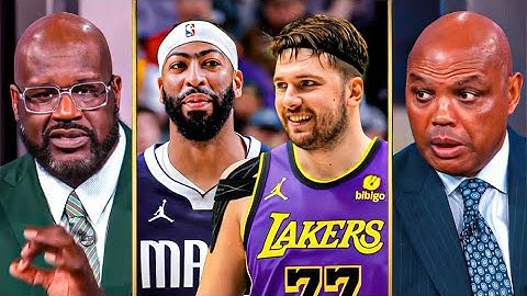 Inside the NBA REACTS to the SHOCKING Luka Doncic & Anthony Davis Trade