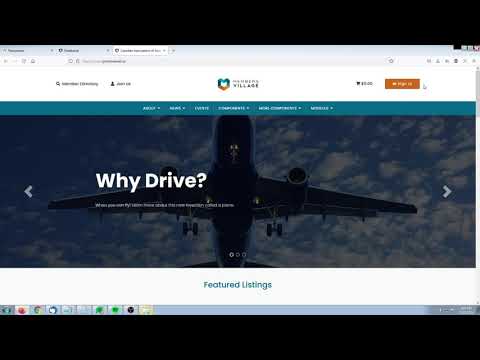 Sign in as a Member | Website admin by MembersVillage