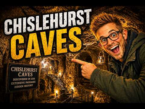 Exploring Chislehurst Caves Underground Tunnels History Guided Tour in 4K