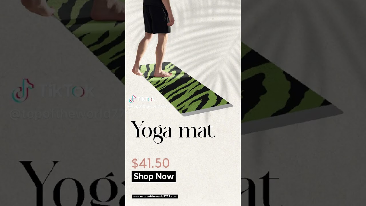 Find your inner zen with our supportive and comfortable yoga mats. 