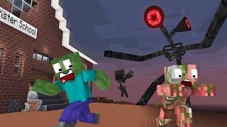 Monster school siren head minecraft animation
