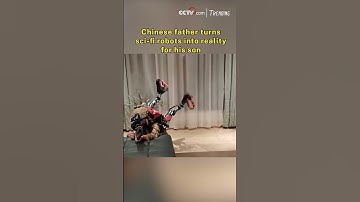 Chinese father turns sci-fi robots into reality for his son