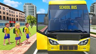School Bus Driving All Levels -New 3D Video Game 2021 || Anroid & ios || School Bus Coach Driver || screenshot 5