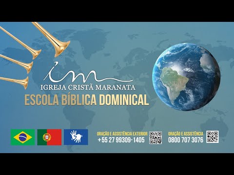 23/03/2025 - [10h] - Igreja Cristã Maranata - Escola Bíblica Dominical