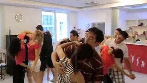 Shanghai 2013 07 27 Zouk Flashmob training Shanghaj