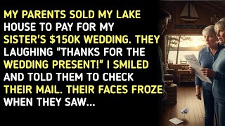 MY PARENTS SOLD MY LAKE HOUSE TO PAY FOR MY SISTER'S $150K WEDDING. THEY LAUGHING THANKS FOR THE WE