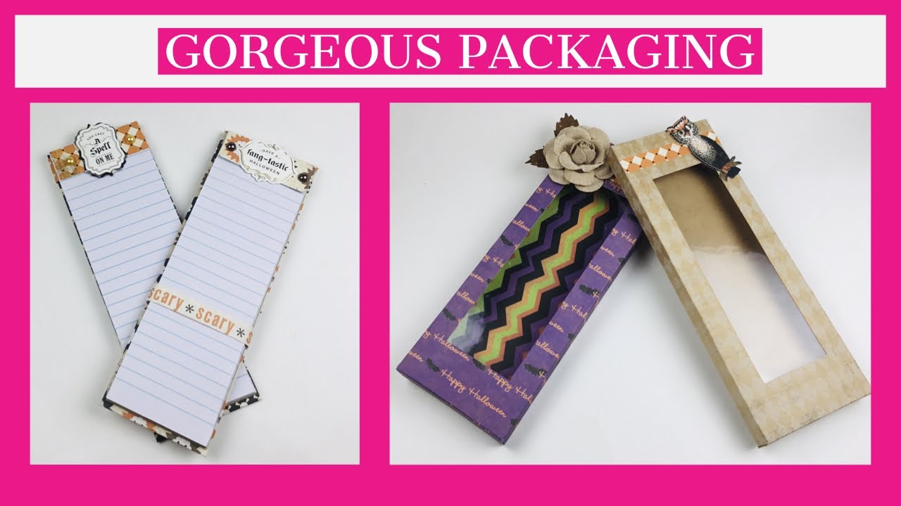 CREATE CUTE CUSTOM BOXES {{Perfect For 3 x 9 Skinny Fridge Notepads}}