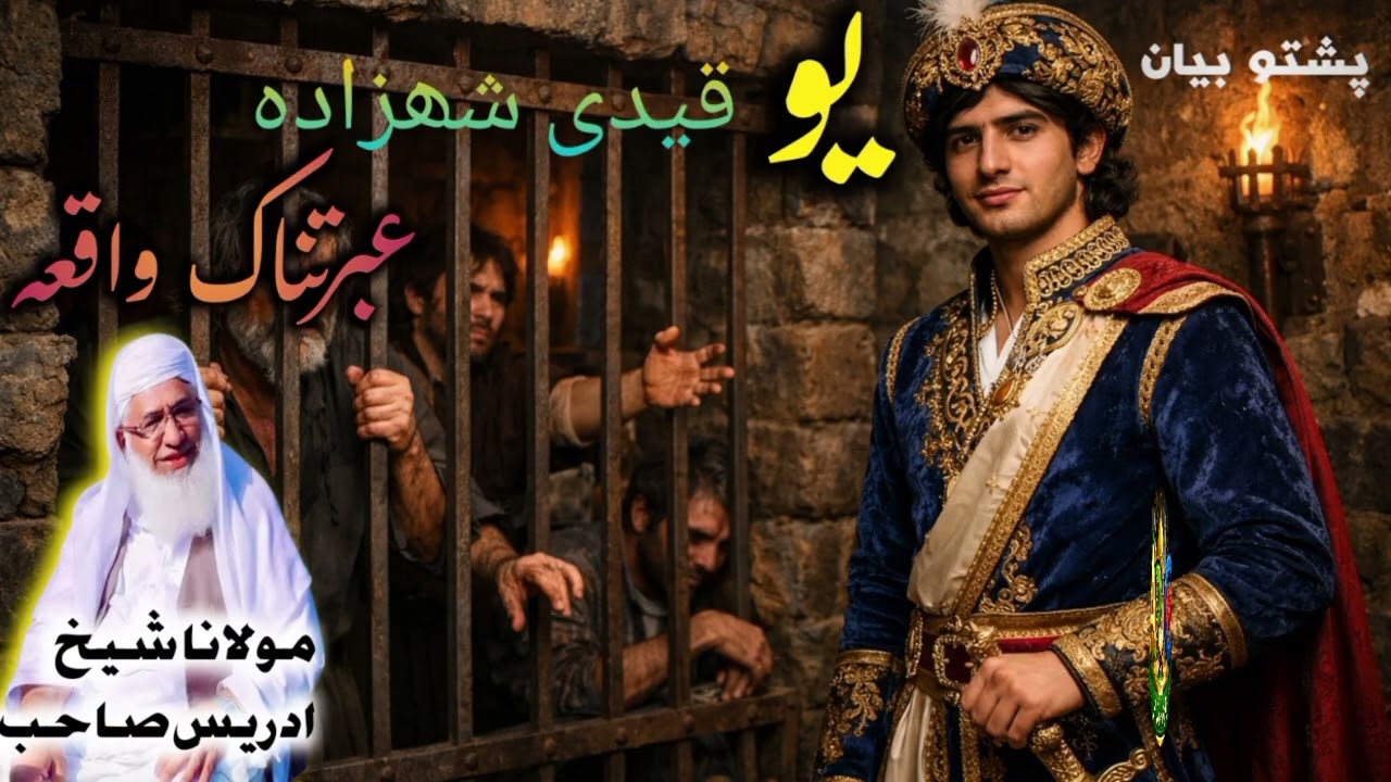 یو قیدی شھذاد عبرتناک واقعہ| molana idrees sahib pashto bayan apna pashto islamic channel 