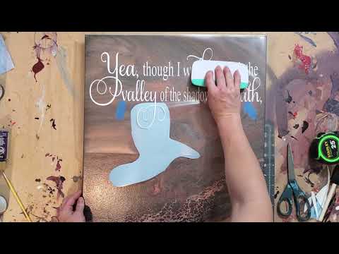 Does Cricut Vinyl Stick To Painted Canvas