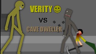 Verity vs Cave Dweller (Minecraft Horror Mod Battle)