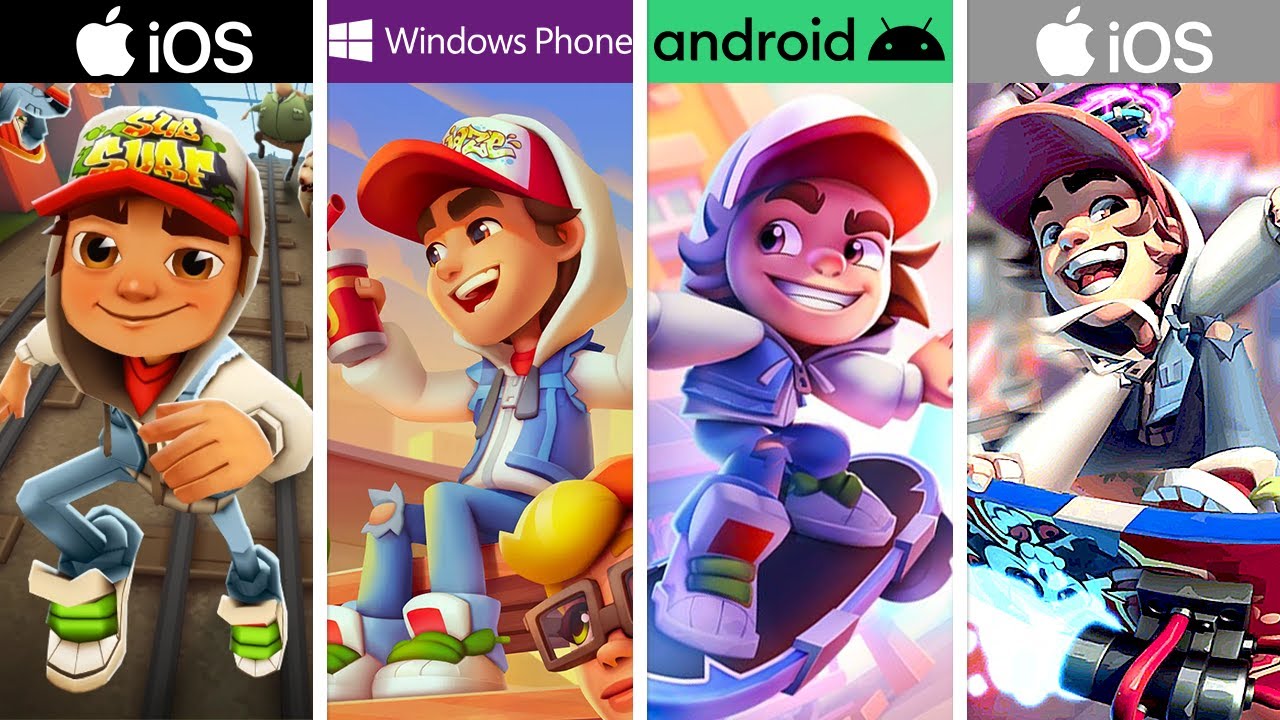 Evolution of Subway Surfers Games (2012 - 2026)