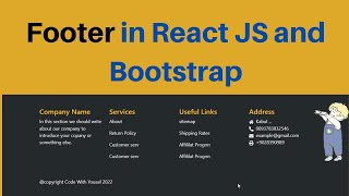 React Footer