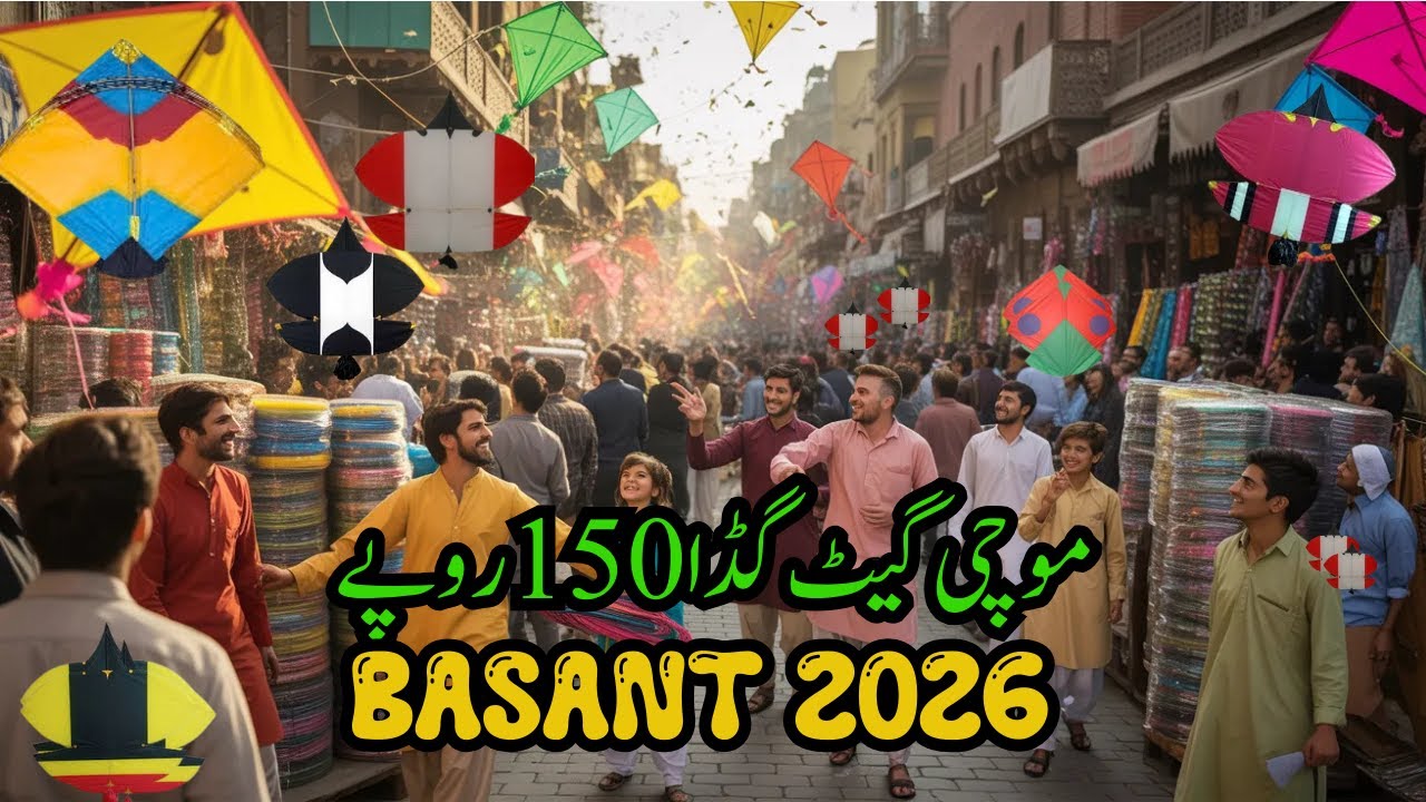 Mochi Gate Basant 2026 Update 🪁 | Lahore Basant Vibes & Basant Song