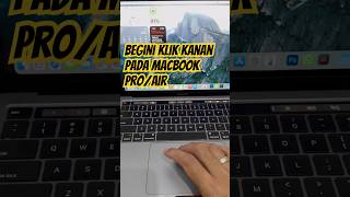 Begini cara klik kanan pada trackpad MacBook Pro/Air #macbook