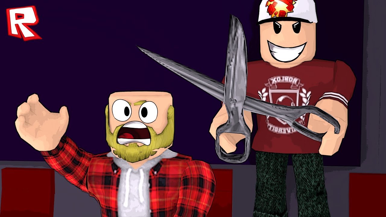 ПОБЕГ ОТ БЕЗУМНОГО ПАРИКМАХЕРА! ROBLOX