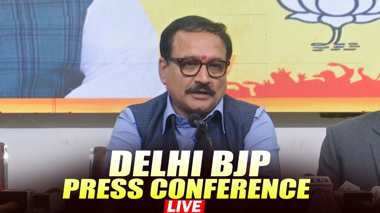 [LIVE] Delhi BJP President Virendra Sachdeva Addresses PC| AAP MLA Naresh Balyan Arrest| Kejriwal