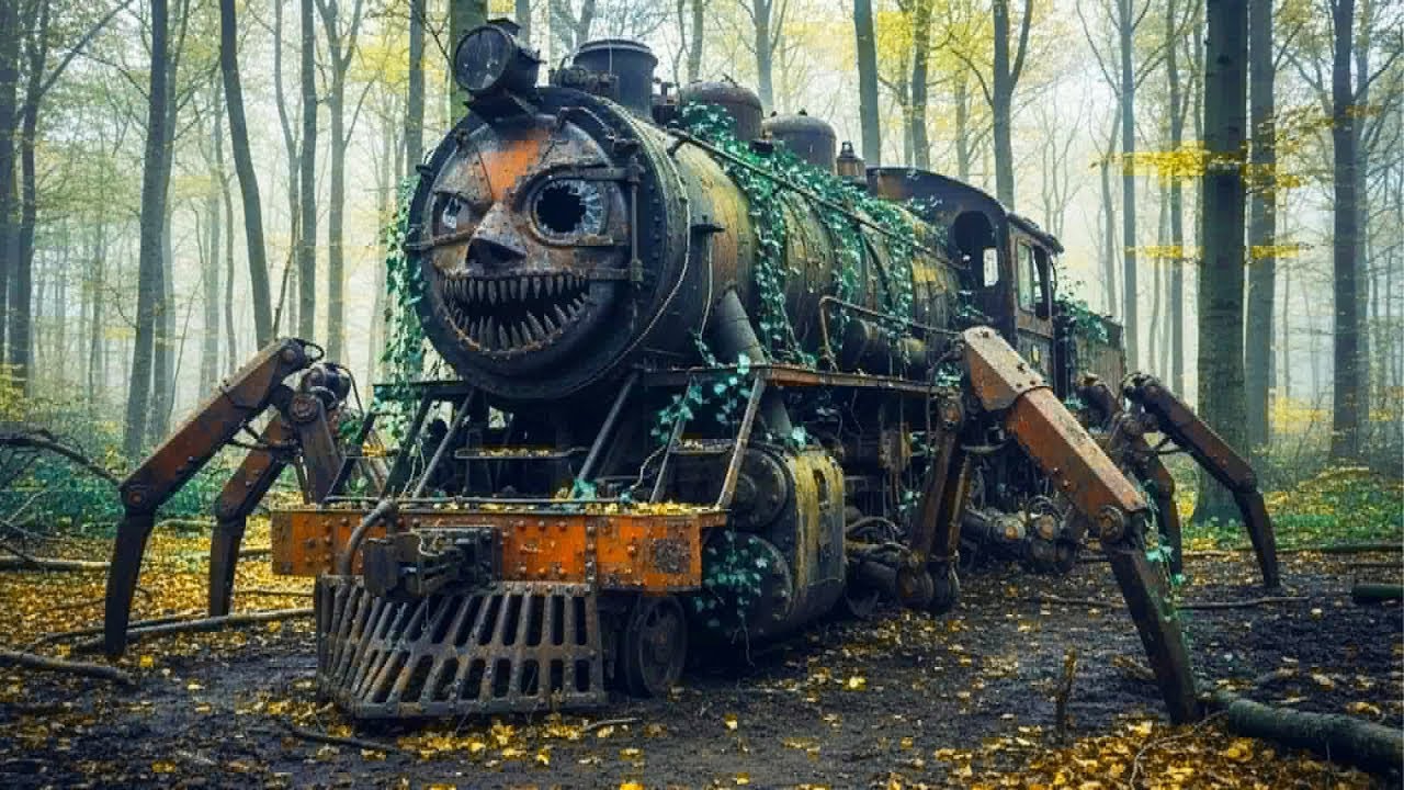 POV ASMR Car Restoration | CURSED Choo-Choo Charles Train Found Frozen in Snow