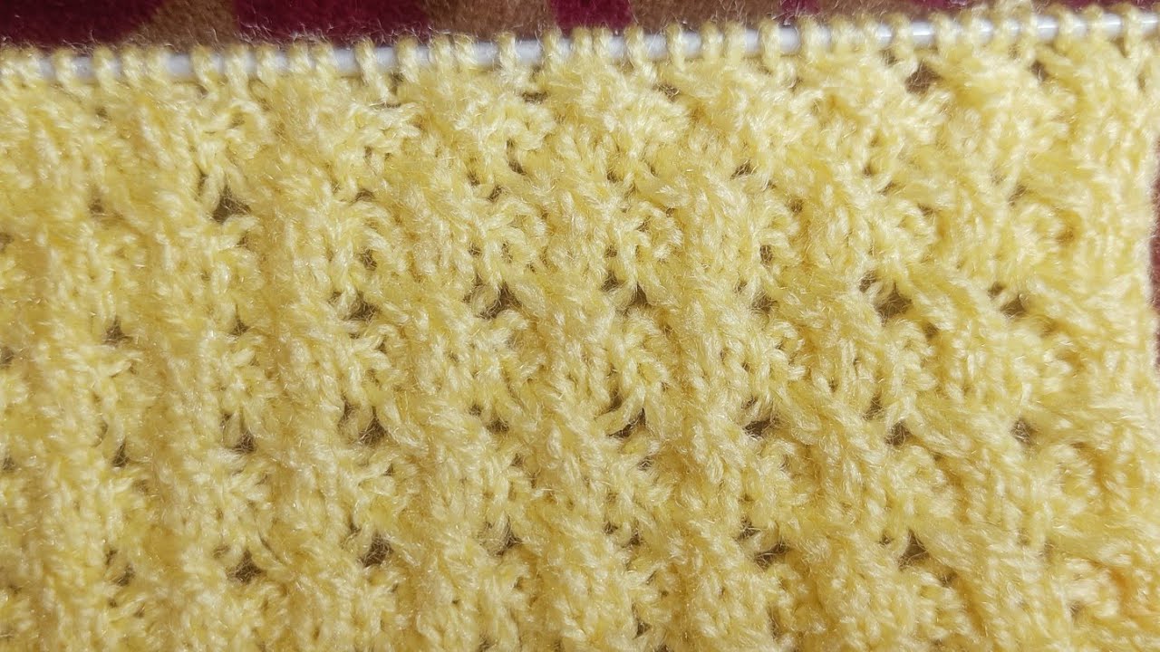 🧶 Simple & Beautiful Knitting Pattern