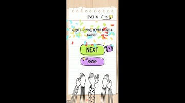 BRAIN TEST TRICKY PUZZLE LEVELS 76, 77, 78, 79, 80 SOLVED