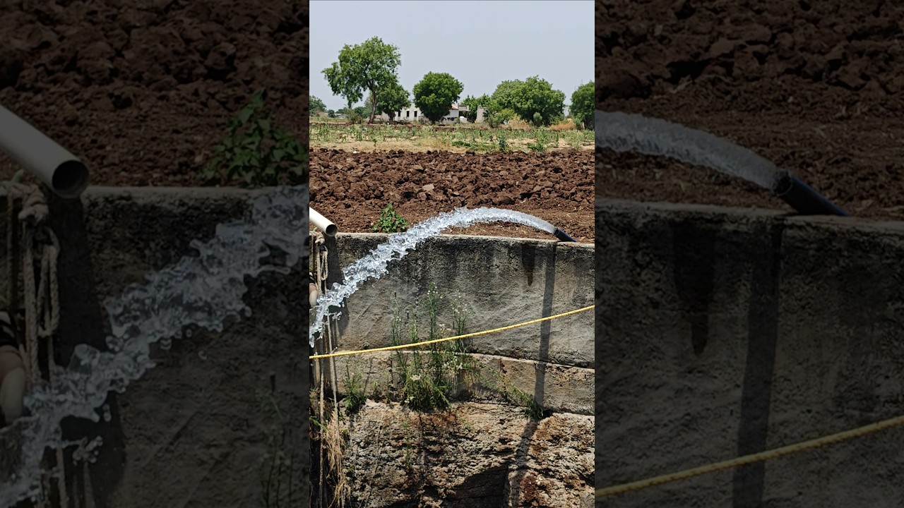 5 HP solar pump Pani pressure on ⚡😮🌎 Ecozon laxmi solar pump❤️