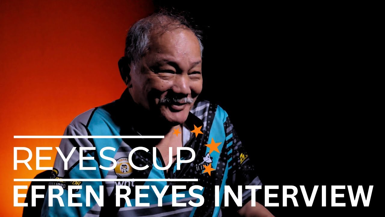 Efren Reyes Talks Reyes Cup! - YouTube