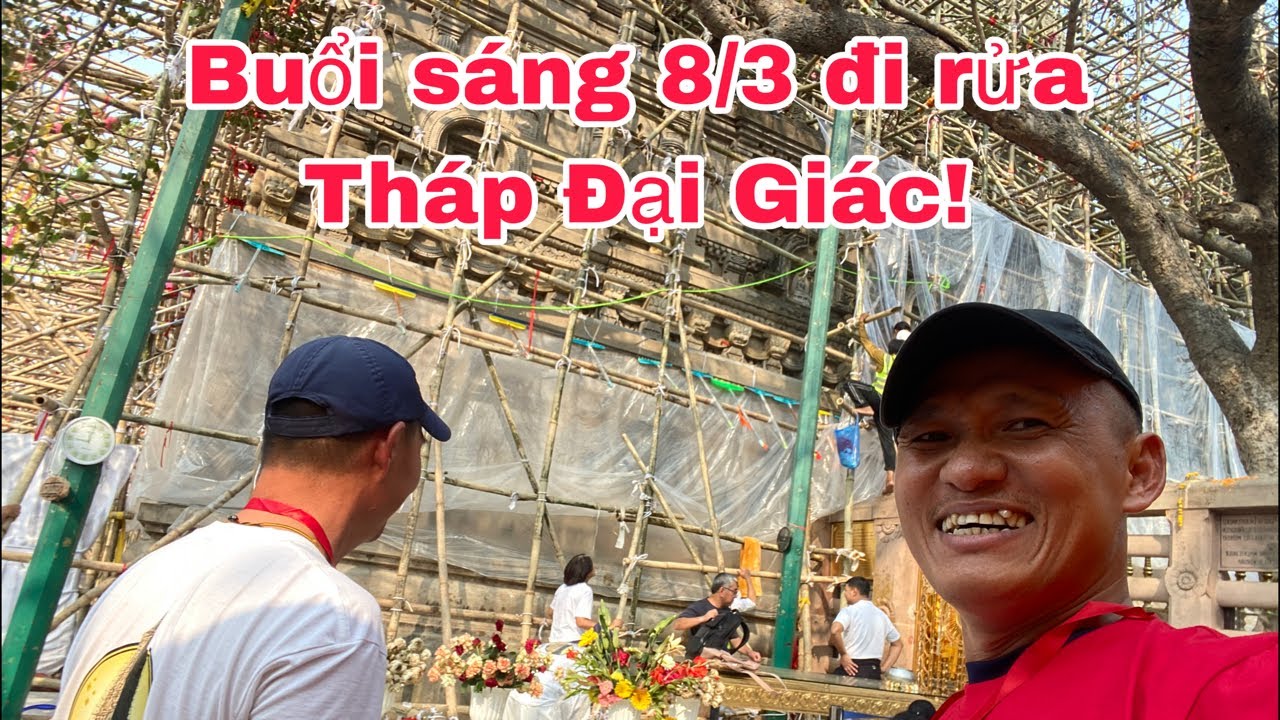 Buổi sáng 8/3/2026 đi rửa Tháp Đại Giác!