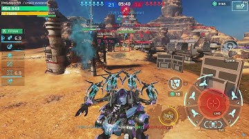 Unstoppable Steel Stryx vs 3 Titans – Total Domination! #warrobots #angrywr #gaming #gameplay