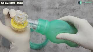 IndoSurgicals Silicone Artificial Resuscitator (Ambu Type Bag) Infant