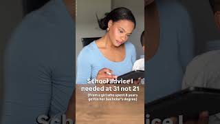 What I’d tell myself before going back to school