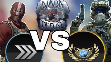 Silver VS Global Elite Ninja Defuse
