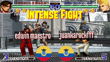 FT10 @kf2k2pls: edwin maestro (EC) vs juankarockfff (EC) [KOF 2002 Plus kf2k2 Fightcade] Sep 11