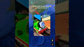 😱 Reel Life Thomas Train 😱 found on google earth &amp; google map🌍 #shorts #video #trending #earthcastle