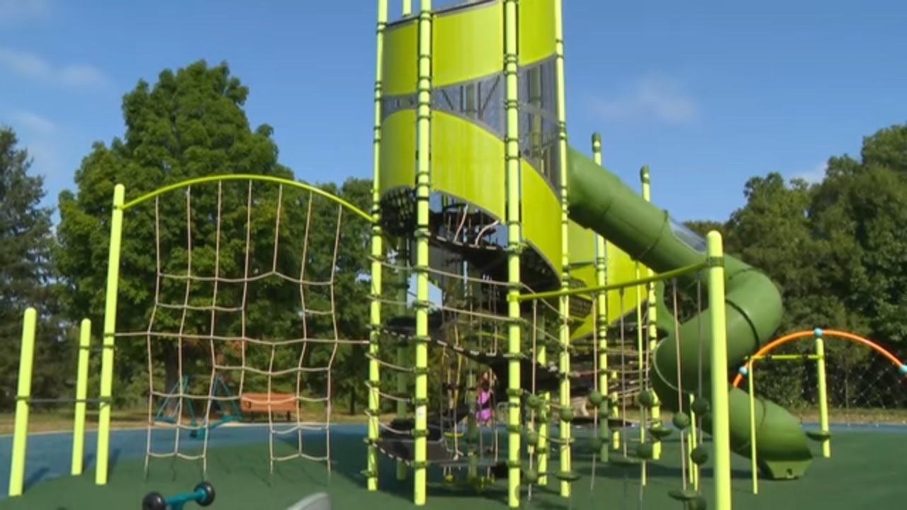 New playground, splash pad part of Washington Park renovation on Indy's near northeast side