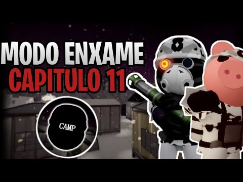 Tente Escapar do Acampamento no Modo Enxame- Roblox Piggy #piggy #edit #roblox #funny #rp #meme