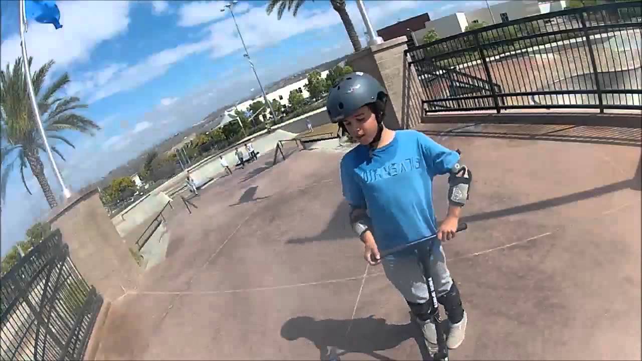 Gopro Scooter GoPro scooter clips - YouTube