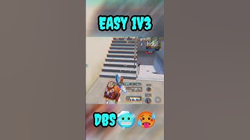 EASY 1v3 With DBS #bgmi #viral #pubgmobile #youtubeshorts #dbs #shorts  #1v3clutch
