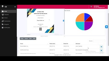 Sistema en php 8 y Mysql  para Generar todo tipo de Certificados