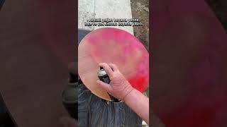 Selsil Akrilik Sprey Boya Ahşap Masa
