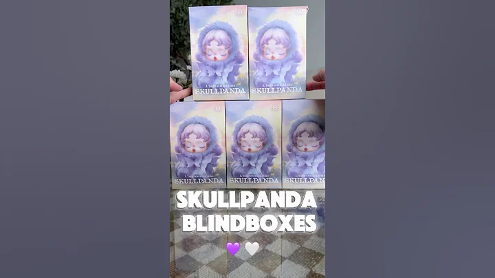 [POP MART] Skullpanda L’impressionisme Series Unboxing! Pt. 1 💟✨#popmart #skullpanda #blindbox #art
