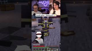 CastCrafter = Mahluna ?? 😳😂 #minecraft #twitch