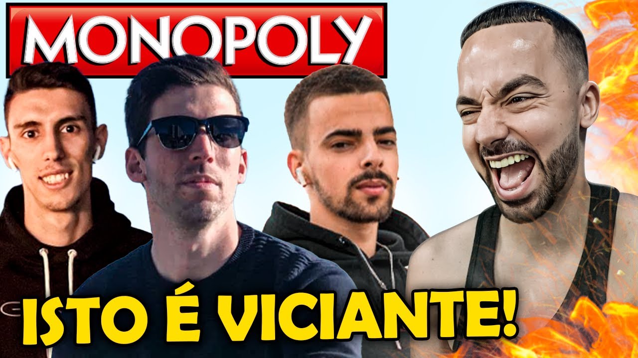 Tiagovski joga MONOPOLY com Cardoso, Bandity & Rafa