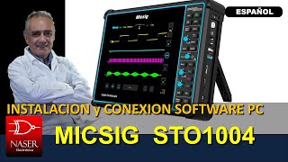 Ⓜ️ Instalación y Conexión Software PC Osciloscopio Micsig STO 1004PC Soft screenshot 2