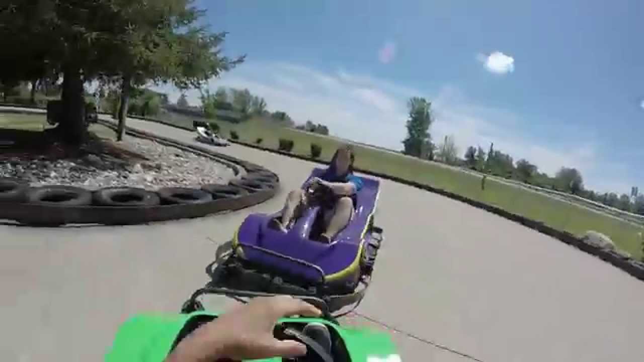 GoKart crash captured on my GoPro YouTube