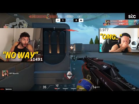 Tarik & FNS Reacts To 100T Boostio Insane 1v3 CLUTCH Against EG In EWC Americas