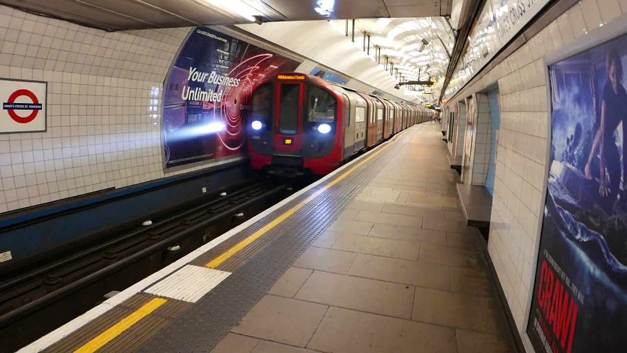 London Underground Victoria Line 2009 Stock Trains At King's Cross St