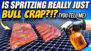 Rib Experiment: Spritzing Vs No Spritzing - Which Is Better? | Lone Star Grillz Offset Smoker