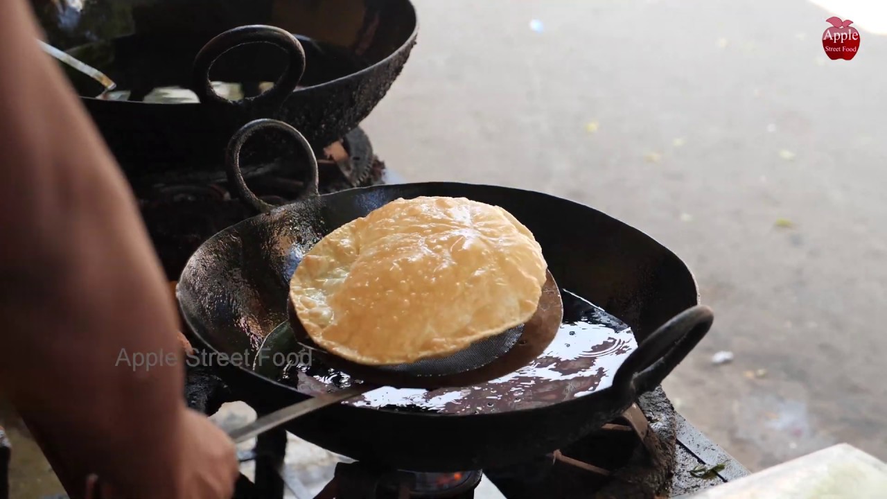 How to make Puri | Indian Poori Recipe | Perfectly Soft & Fluffy Wheat Poori | APPLE STREET FOOD